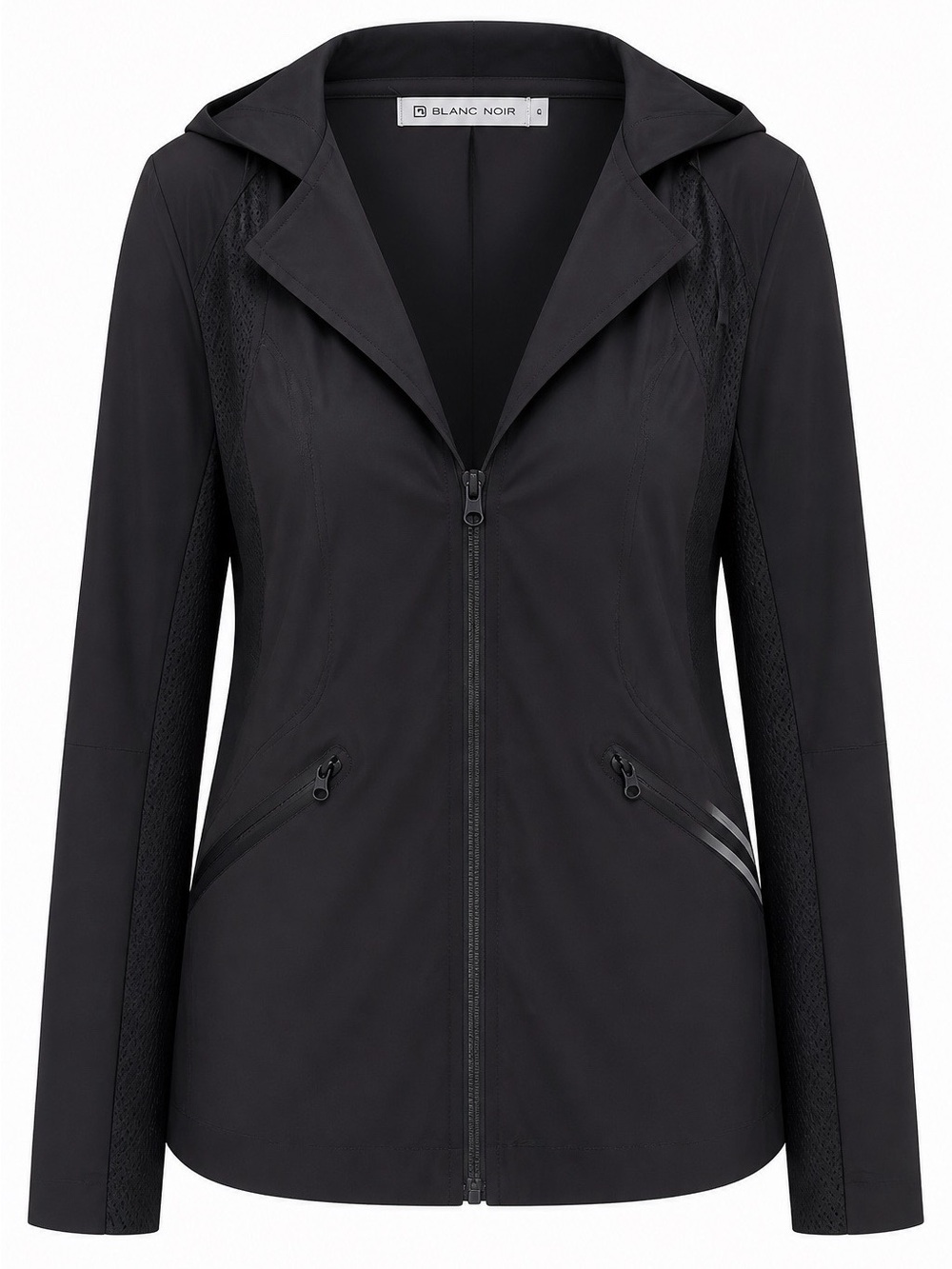 Blanc Noir Stretch Lightweight Hooded Full-Zip Jacket, From Saks, was $150